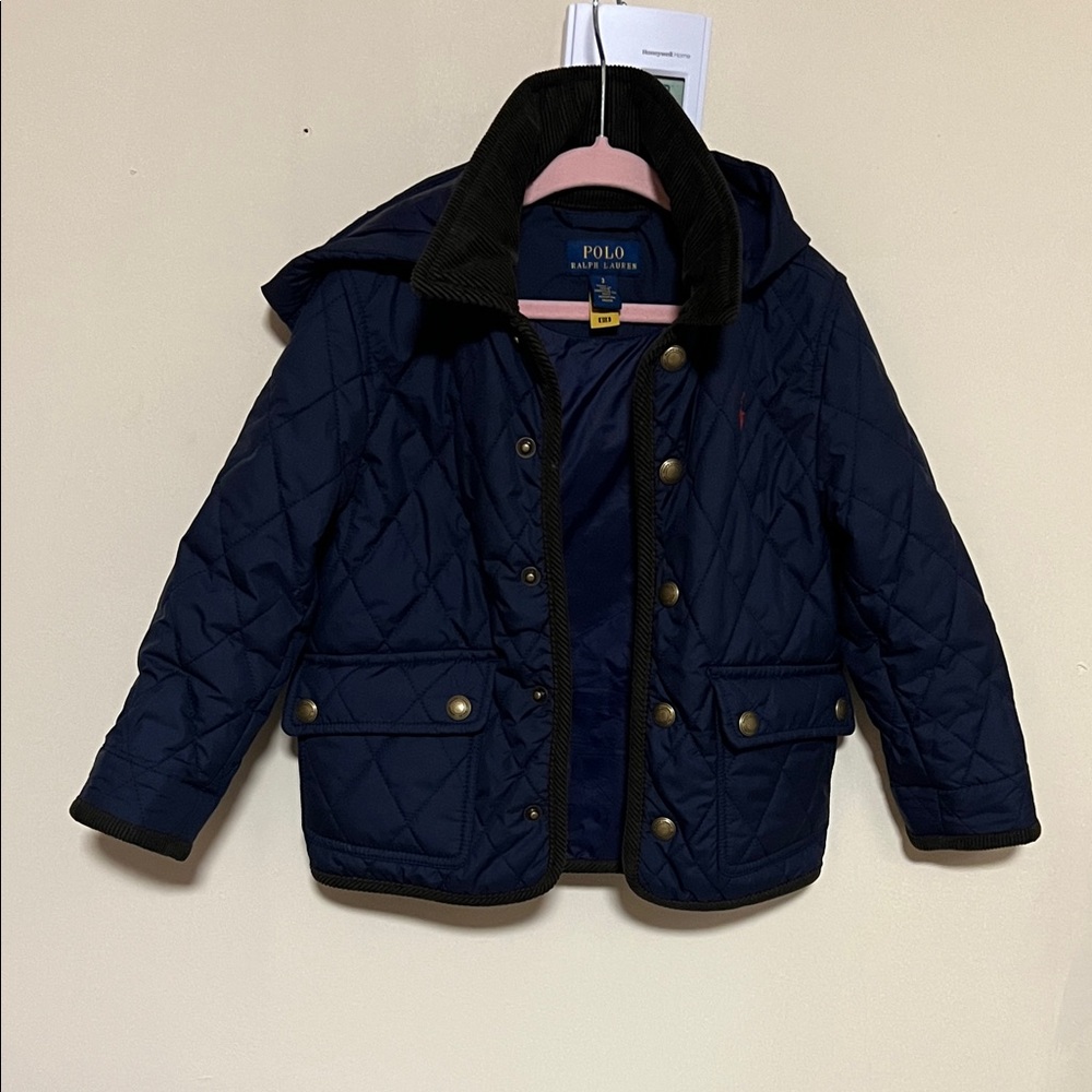 Polo by Ralph Lauren Kids Dark Blue Quilted Puffer Jacket